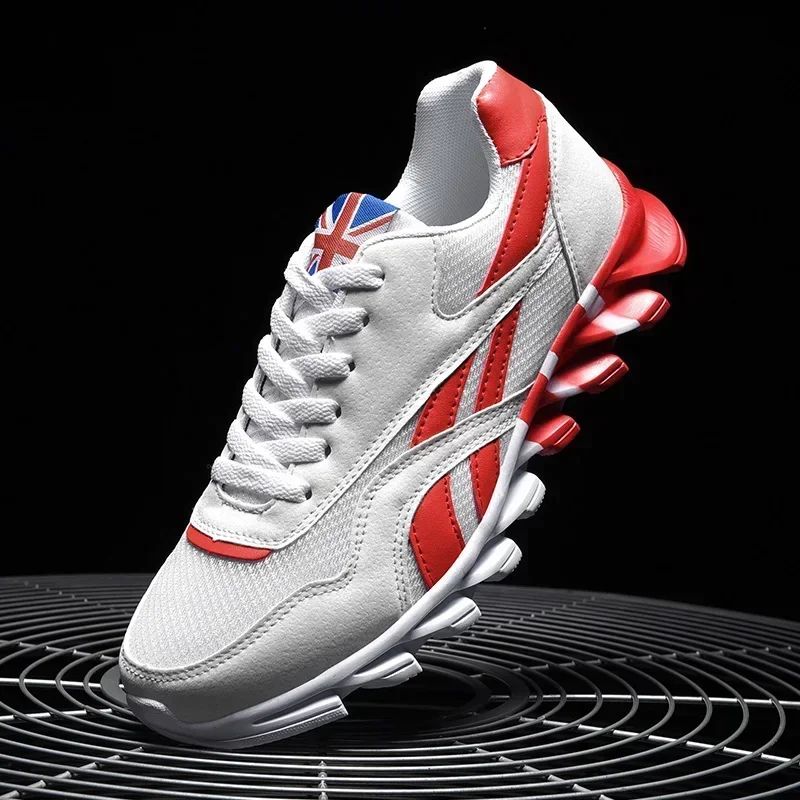 Brand Trend Size 46 47 48 Men's Wear-resistant Cushioning Thick-soled Fitness Sneakers Outdoor Breathable Running Shoes for Men