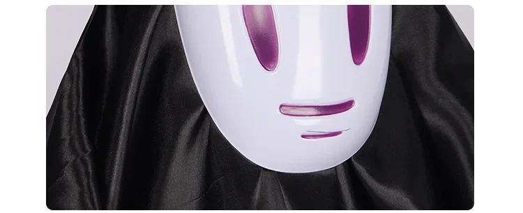 Japanese No Face Man Cosplay Costume Unisex Halloween Anime Carnival Party Adult Clothing Including Ghost Mask Gloves Comic Con