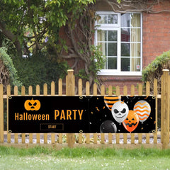 60X240cm Halloween Banner Flag Polyester Printed Garage or Outdoor Decoration Tapestry
