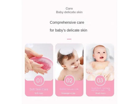 Silicone Body Brush Baby Shower Body Wash Sponge Dry Massage Bath Towel for BodyBas Body Wash Scrubber Brush Bath Back Scrubber