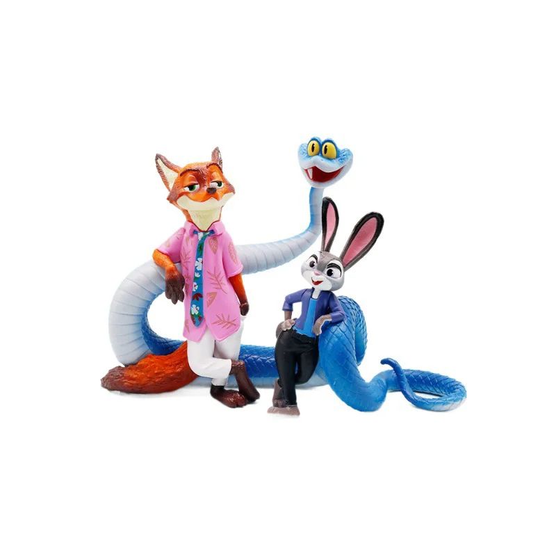 2025 New Popular Movie Zootopia 2 Peripheral  Action Figure High Quality Judy Nick PVC Toy Limited Stock Free Shipping