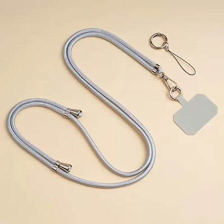 Crossbody Lanyard Necklace Strap Universal Mobile Phone Adjustment Long Hanging Rope with Clip Anti-Lost Lanyard