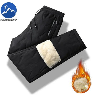 8xl Winter Thickened Mens Down Pants High Quality Fashion Drawstring Sports Pants Men's Jogger Outdoor Loose Leisure Down Pants