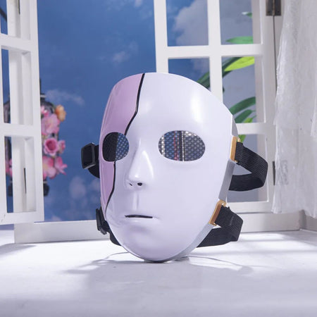 Anime Sally Face Cosplay Mask - Sal Fisher Full Face Unisex, Halloween Party Costume, Soft Stuffed Collectible Gift
