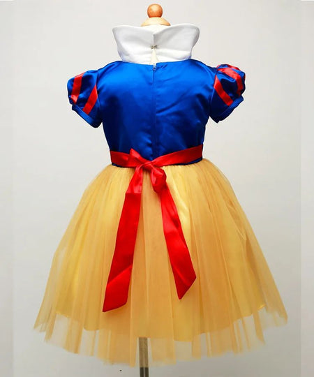 Snow White Princess Dress Up Kids Girls Halloween Costume With Cape Toddler Birthday Party Role Playing Children Apparel Clothes