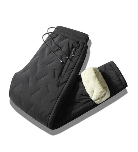 8xl Winter Thickened Mens Down Pants High Quality Fashion Drawstring Sports Pants Men's Jogger Outdoor Loose Leisure Down Pants