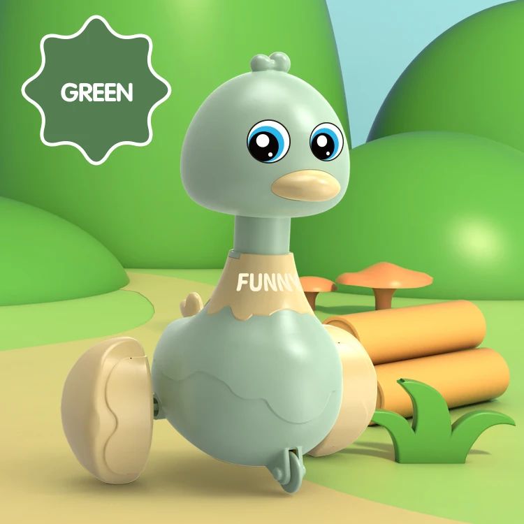 Baby Climb Toy Inertia Pull Back Cars Swing Duck Toy Cartoon Press Vehicles Glide Early Education Toys for Toddlers Boys Girls