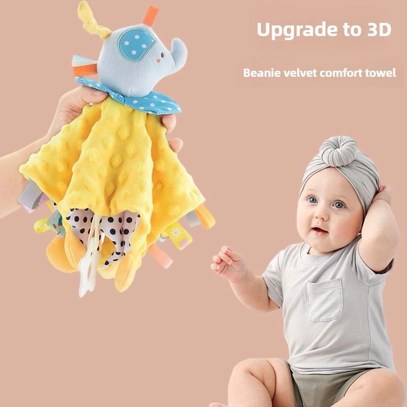 Muslin Baby Comfort Towel Cotton Comforter Blanket Soft Newborn Sleeping Dolls Kids Fashion Sleep Toy Soothe Appease Towel Bibs