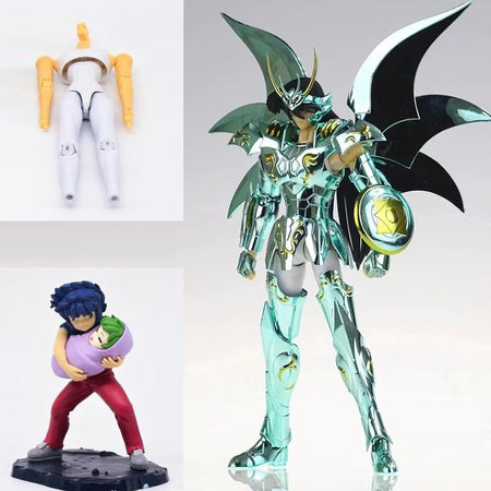 JM.MST Model Saint Seiya Myth Cloth EXM/EX Dragon Shiryu God V4 with Ikki Baby Shun Knights of The Zodiac Action Figure in Stock