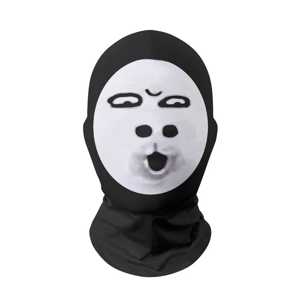 3D Realistic Mask Celebrity Face Mask Funny Head Cover Riding Scarf Cosplay Party Headwear Hip Hop Hood Balaclava