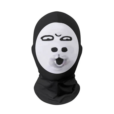 3D Realistic Mask Celebrity Face Mask Funny Head Cover Riding Scarf Cosplay Party Headwear Hip Hop Hood Balaclava