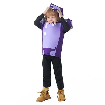 Game My World Role Play Holiday Party Pixel Costume Toy Mc Boys Girls Set Diamond  Christmas Gift Stage Costume