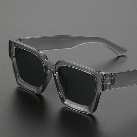 Retro Black Millionaire Shades Luxury Sunglasses 2025 For Men Designer Famous Brand Square Sun Glasses Man Women Sunglass