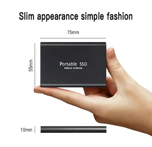 Genuine High-speed Portable SSD 4TB External Hard Drive 16TB USB3.1 Solid-state Drive 1TB External Hard Disk for Laptop/MAC/PC