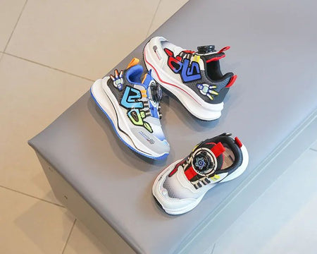 2025 Kids Breathable Mesh Sneakers | Non-Slip Soft Sole Outdoor Running Shoes for Boys Girls,