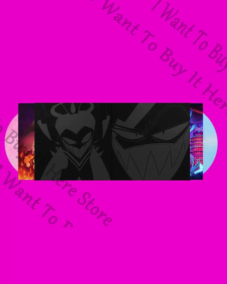 Hazbin Hotel Alastor Vox Lucifer Morningstar Angel Dust Sir Pentious Cosplay Genuine Gramophone Records Anime Vinyl Record Fans