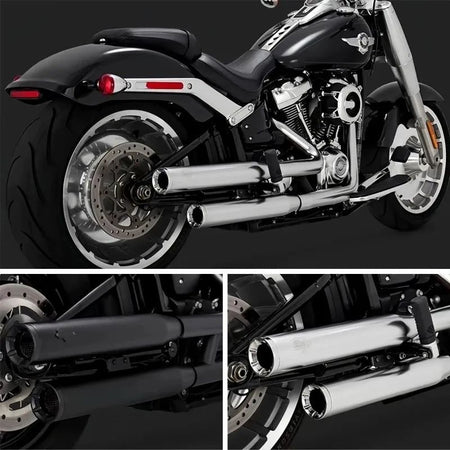 Motorcycle Exhaust System Muffler Pipe For Harley Softail Fat Boy Low Rider S ST Breakout Street Bob Heritage Classic 2018-2025