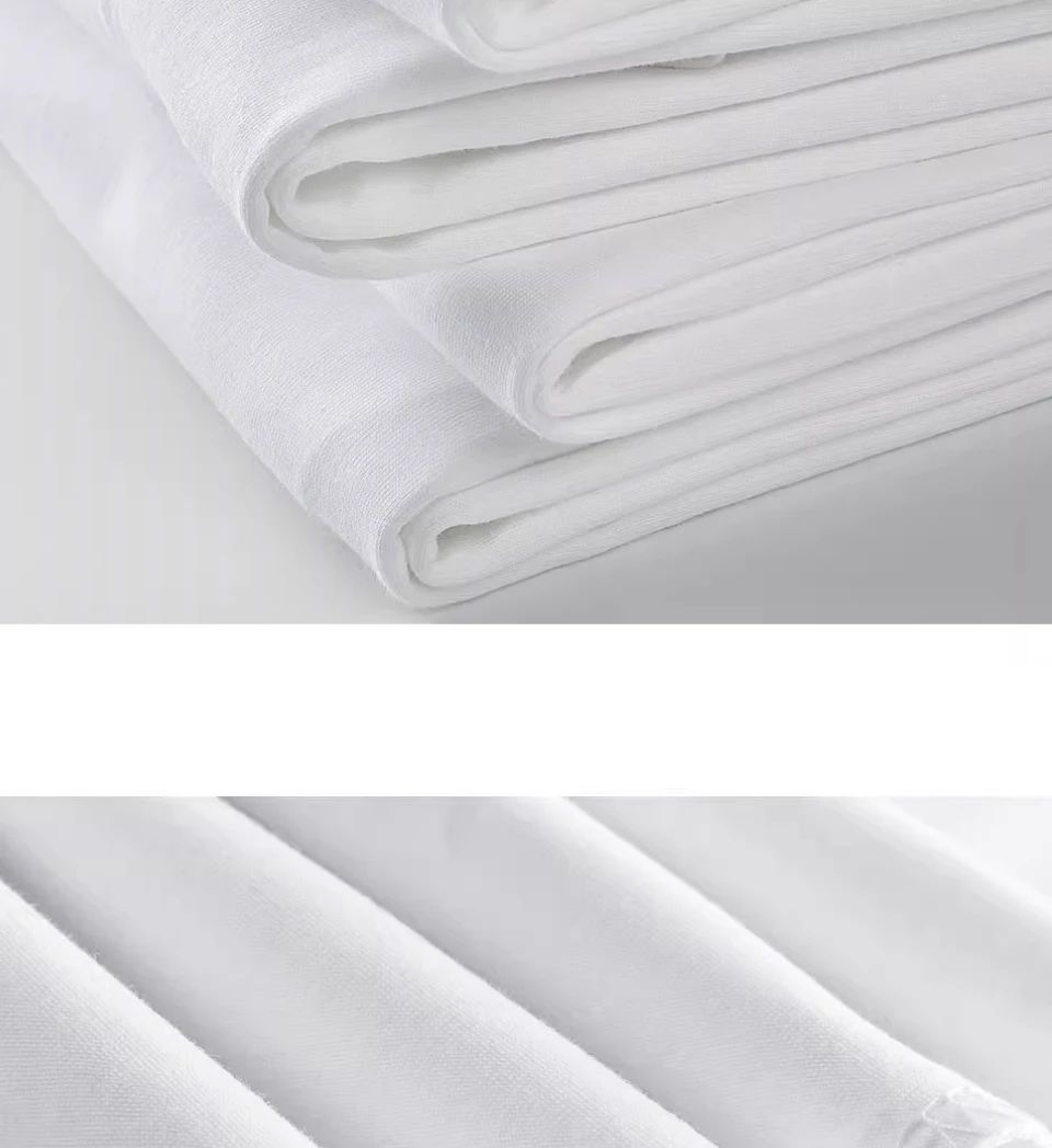 100% pure cotton summer high-end brand men's short sleeve round neck fashionable style half sleeved top breathable T-shirt