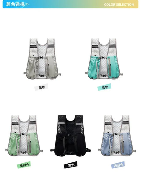 Cycling Running Hydrating Vest Ultralight Breathable Hydrating Backpack Bicycle Water Bag Outdoor Hiking Marathon Sports Vest