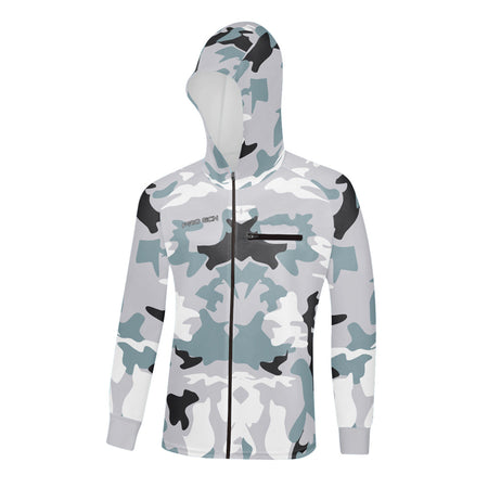 Hooded Fishing Jerseys Quick Drying Sun Protection Fishing Shirts Breathable Men Long Sleeve Fishing Clothing