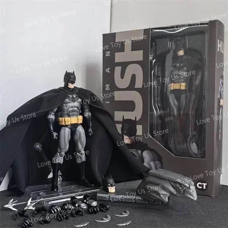 In Stock Ct Toys Batman Hush Black Version Mafex 126 Bat Man Dc Anime Action Figure Figurine Statue Model Custom Gifts Kids Toys