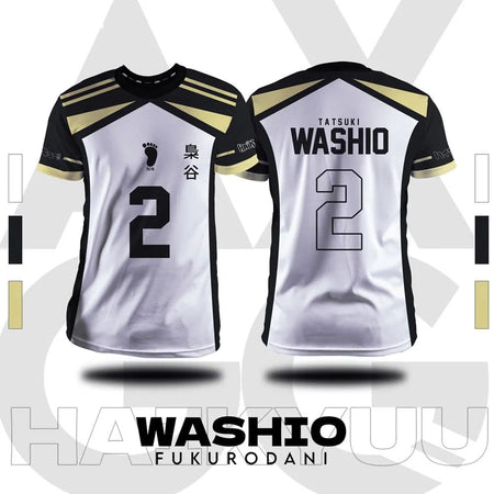 2025 new Haikyuu Fukurdani cartoon anime cosplay men's sweater summer short sleeved T-shirt top 2024 new fashion women's T-shirt