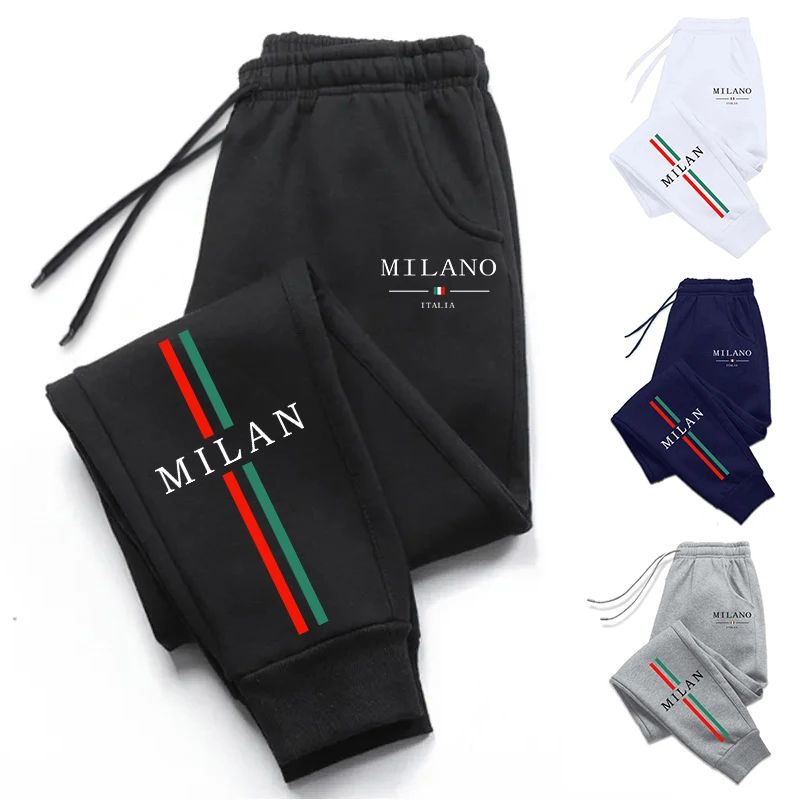 2025hot selling jogging pants high-quality men's autumn and winter casual sports pants outdoor running clothes with added fleece