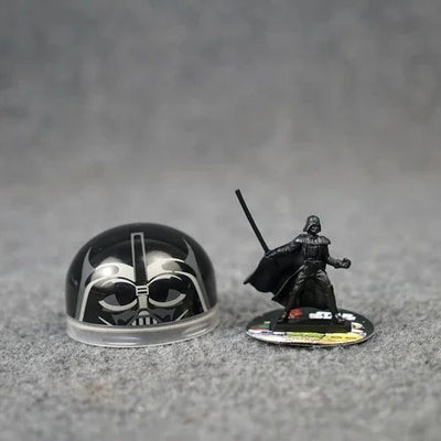 Star Wars Capsule Toy Darth Vader Imperial Stormtrooper Yoda R2-D2 C-3PO Action Figures Desktop Ornaments Collectible Toys Gifts