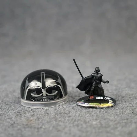 Star Wars Capsule Toy Darth Vader Imperial Stormtrooper Yoda R2-D2 C-3PO Action Figures Desktop Ornaments Collectible Toys Gifts