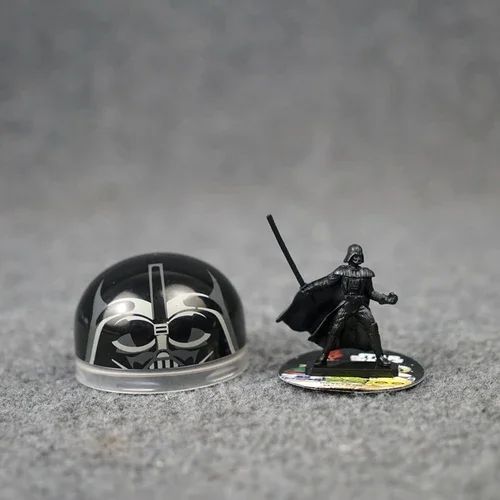 Star Wars Capsule Toy Darth Vader Imperial Stormtrooper Yoda R2-D2 C-3PO Action Figures Desktop Ornaments Collectible Toys Gifts