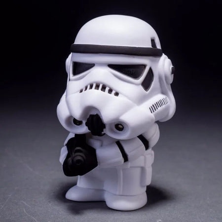 10cm Cute Style Star War Darth Vader & STORM TROOPER Kawaii Movie Action Figure Model Toys Black White Soldier Model For Childre