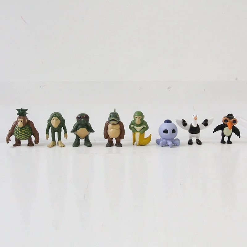 8/24Pcs Fun Italian Brainrot Action Figure Set Tung Tung Sahur Tralalero Tralala Bombardino Crocodilo Figures Model Toy Gifts