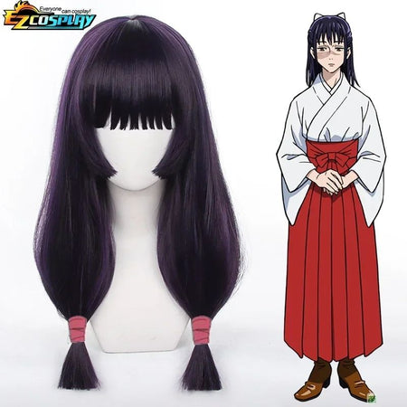 2025 Halloween Anime Jujutsu Kaisen Iroi Utahime Cosplay Kostuum Utahime Iroi Kimono Uniform Pruik Full Suit Halloween Kostuum