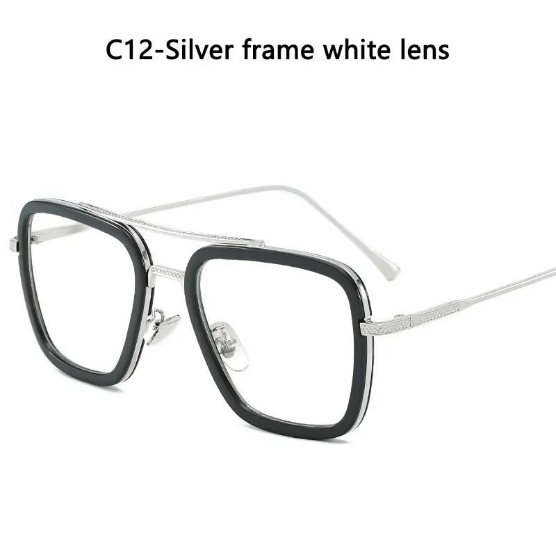 High Quality Iron Man Tony Stark Fishing Sunglasses Square Outdoor Sport Fishing Glasses Men Spider Eyewear Sports Sun Glasses