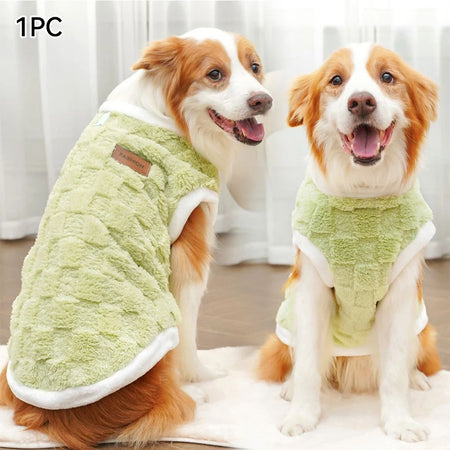 Pet Accessories Winter Dog Clothes for Dogs S-6XL Warm Dogs Coat Schnauzer Pug Clothing Sweatshirts Casual Dog Cat Clothing