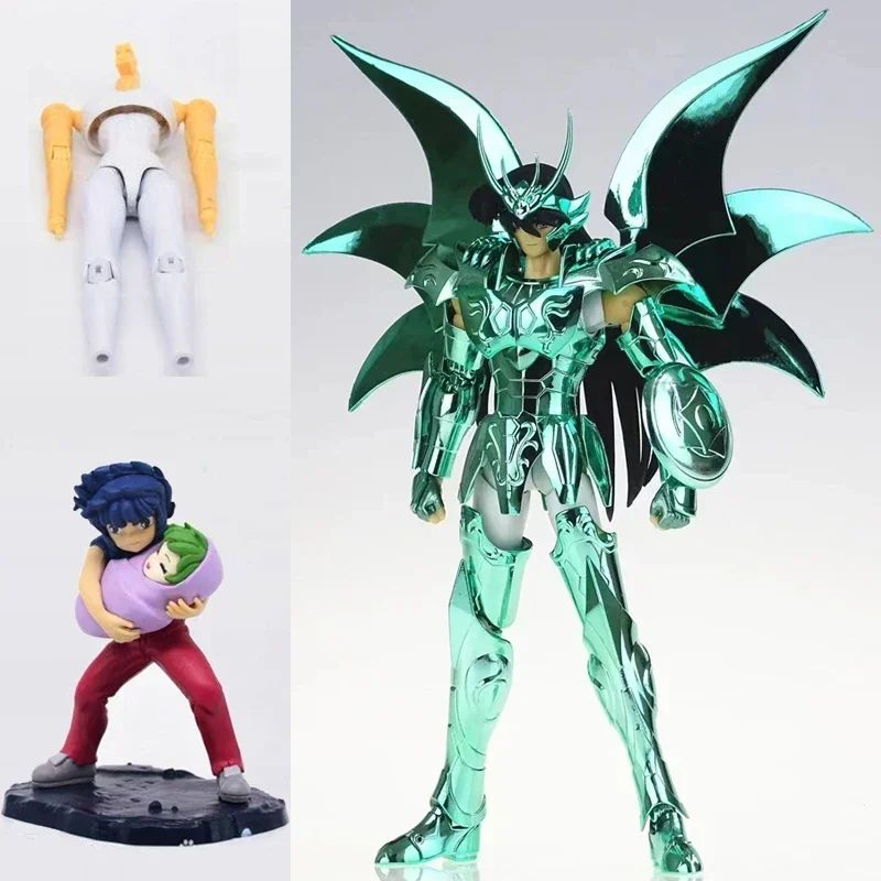 JM.MST Model Saint Seiya Myth Cloth EXM/EX Dragon Shiryu God V4 with Ikki Baby Shun Knights of The Zodiac Action Figure in Stock