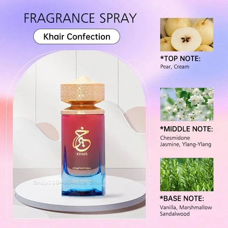 Sweet Candy Scent Perfume 100ml Khair Confection Paris Corner Eau de Parfum For Men For Women Elegant Packaging Holiday Gifts