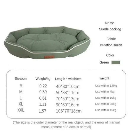 Winter Dog Cat Bed Pet Dog Sofa Bed Square Pet Dog Beds Bed For Large Pet Nest Kennel For Be Universal Custom Suede Dog Beds Mat