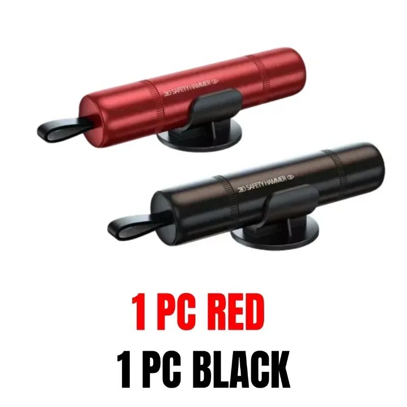 1/4 Pcs Car Safety Hammer 2 in 1 Emergency Glass Breaker Cut The Seat Belt Rescue Tool English Packing Car Accessories