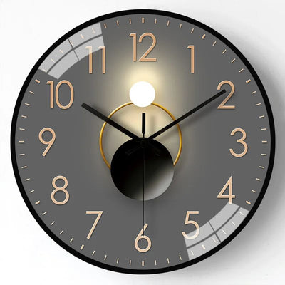 Mute Wall Clock Stereo Digital Scale Wall Clock Modern Minimalist Style Decorative Clock for bedroom study livingroom
