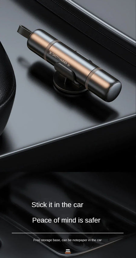1/4 Pcs Car Safety Hammer 2 in 1 Emergency Glass Breaker Cut The Seat Belt Rescue Tool English Packing Car Accessories