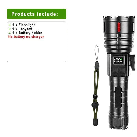 XHP390 Most Powerful Flashlight Usb Rechargeable Led Torch Strong Light Military Tactical Flashlights With Magnet Lantern