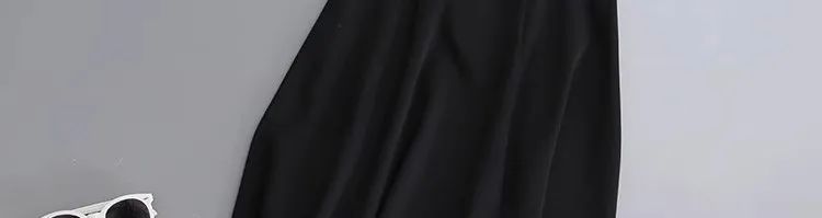Plus Size High-waisted Slimming Black Draped Skirt Medium-length Umbrella Skirt For Women Thinning A- line Body Shaper