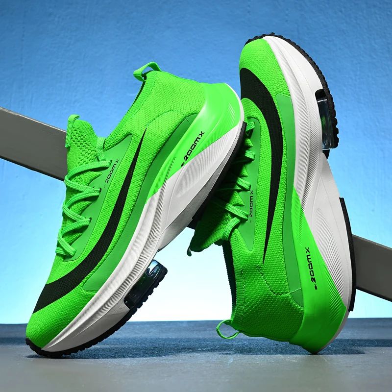Men Running Shoes Jogging Sneakers Trainer Race Cushioning Outdoor Luxury shoes Mesh Off-road Shoes Breathable Couple Non-Slip
