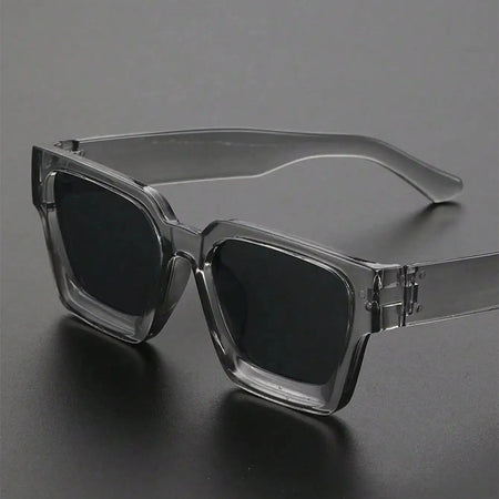 Retro Black Millionaire Shades Luxury Sunglasses 2025 For Men Designer Famous Brand Square Sun Glasses Man Women Sunglass