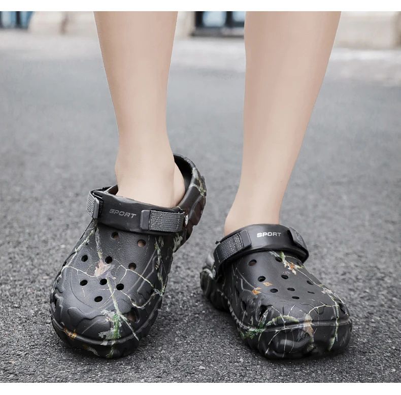 Men Shoes Slippers Men Garden Flat Sandals Platform Sandals Man Summer Sandals 2025 Male Sneakers Outdoor Flip Flops Home Clogs