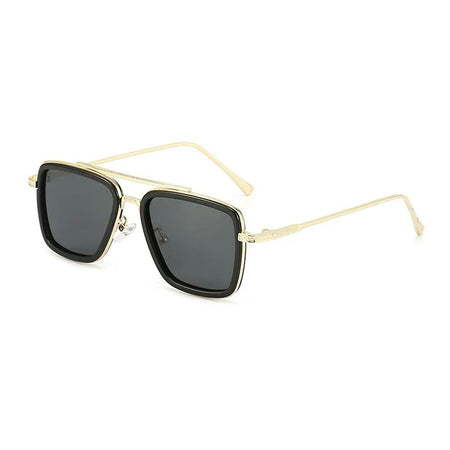 Luxury Fashion Tony Stark Style Kids Polarized Sunglasses Children Square Sun Glasses Boys Girls Oculos Retro Iron Man Glasses