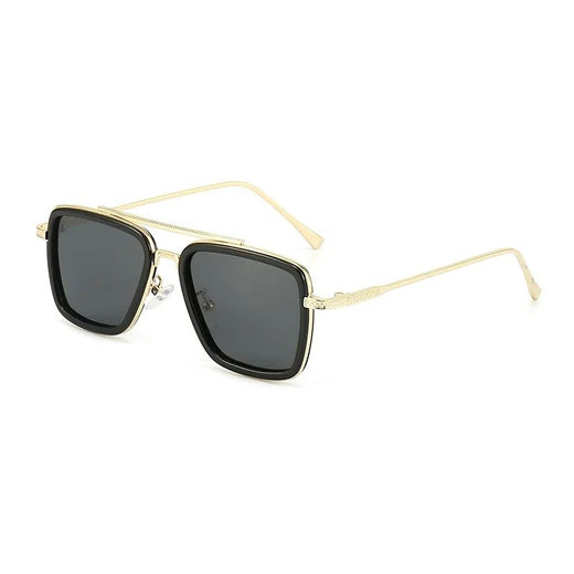 Luxury Fashion Tony Stark Style Kids Polarized Sunglasses Children Square Sun Glasses Boys Girls Oculos Retro Iron Man Glasses