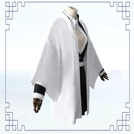 Anime Kanroji Mitsuri Cosplay Costume Kimono Haori Dress Wig Clothes Halloween Costume for Adult Children