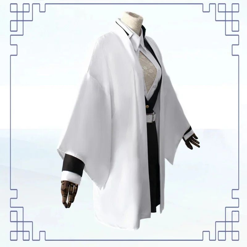 Anime Kanroji Mitsuri Cosplay Costume Kimono Haori Dress Wig Clothes Halloween Costume for Adult Children